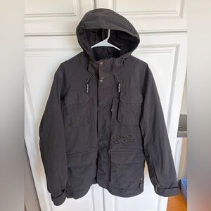 Men's Medium Saga Black Winter Coat